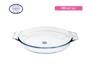 Formia Loyang Kaca Bake & Serve FR871109 0.9 L Oval Glass Pan 20 x 12