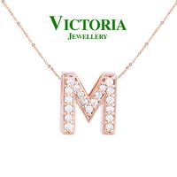 Gambar Liontin Berlian Inisial M /Liontin Huruf M Victoria Jewellery - White Gold dari Victoria Jewellery Online Kota Administrasi Jakarta Selatan 1 Tokopedia