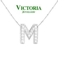 Gambar Liontin Berlian Inisial M /Liontin Huruf M Victoria Jewellery - White Gold dari Victoria Jewellery Online Kota Administrasi Jakarta Selatan 3 Tokopedia