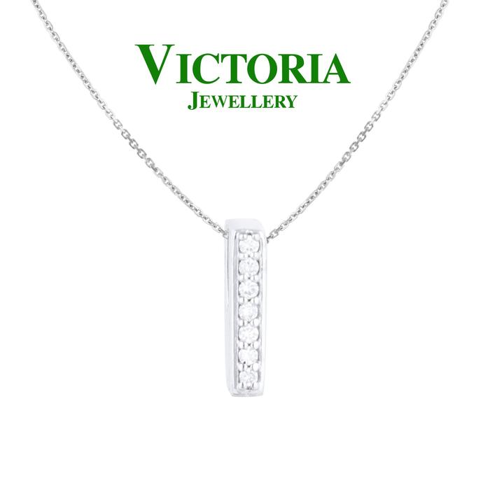 Gambar Liontin Berlian Inisial I / Liontin Huruf i Victoria Jewellery - White Gold dari Victoria Jewellery Online Kota Administrasi Jakarta Selatan Tokopedia