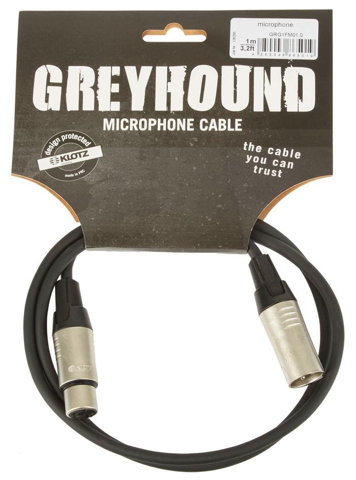 Gambar KLOTZ GRG1FM01.0 GREYHOUND MIC CABLE BLACK 1M BMJ dari Bandar Musik Jakarta BMJ Kota Administrasi Jakarta Pusat Tokopedia