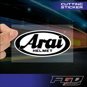 Cutting Stiker Logo ARAI Helm / Sticker ARAI / Stiker Helm Cutting