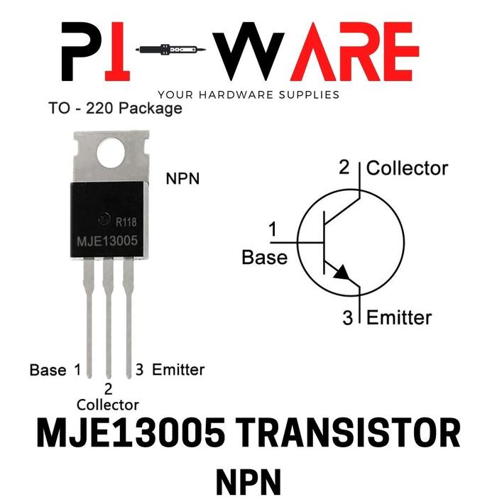 MJE13005 NPN Power Transistor at ₹ 3.50/piece | NPN Transistor in New Delhi | ID: 21120077448