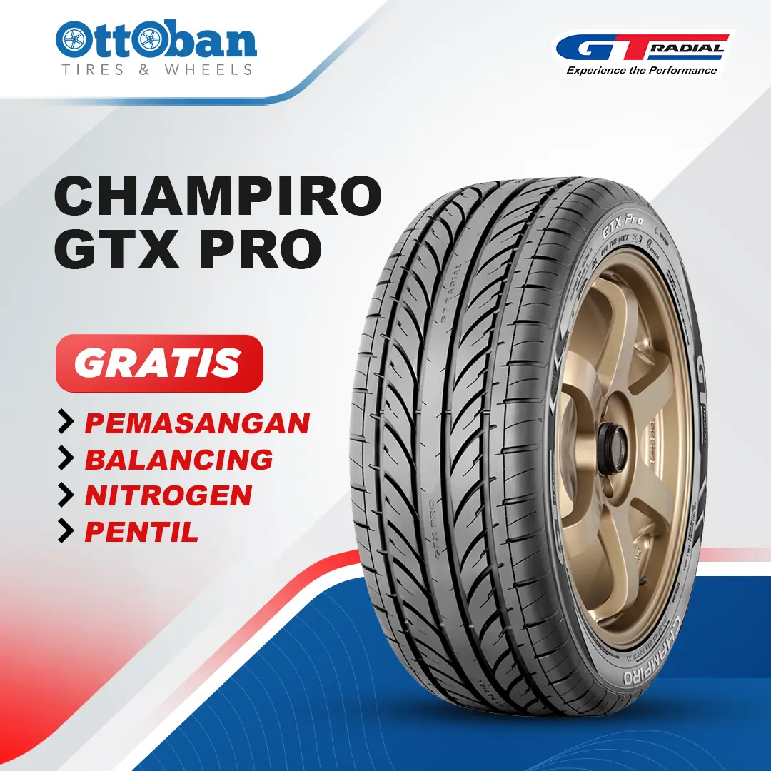 Ban mobil GT Radial GTX Pro ukuran 185/60 R15 82 V