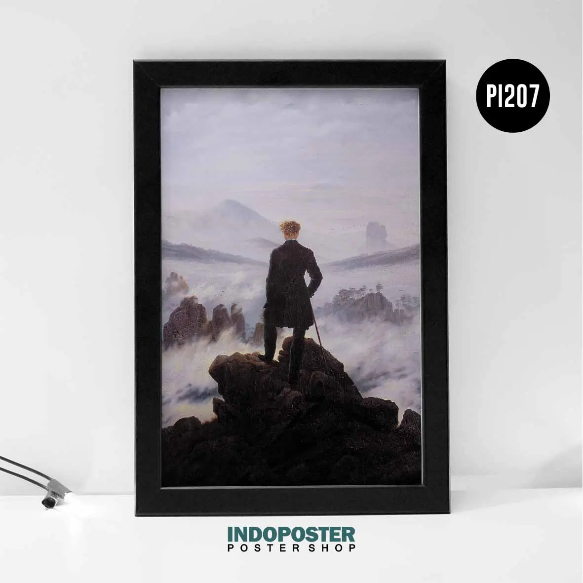 Lukisan Repro Caspar David Friedrich - Wanderer above the Sea of Fog