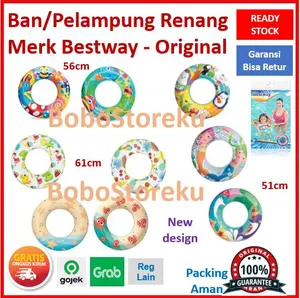 BESTWAY BAN RENANG ANAK - PELAMPUNG RENANG - SWIM RING - SEA FRUIT