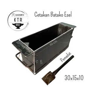 cetakan batako model engsel 30x10x15 manual