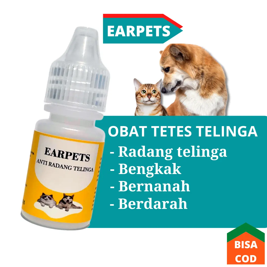 Allium Drop Obat Tetes Telinga Hewan Kucing Dan Anjing