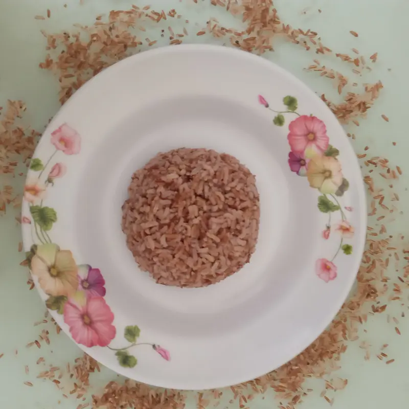 Beras Merah Pulen Empuk, FRESH langsung dari Sawah Petani (1kg vacuum) 3