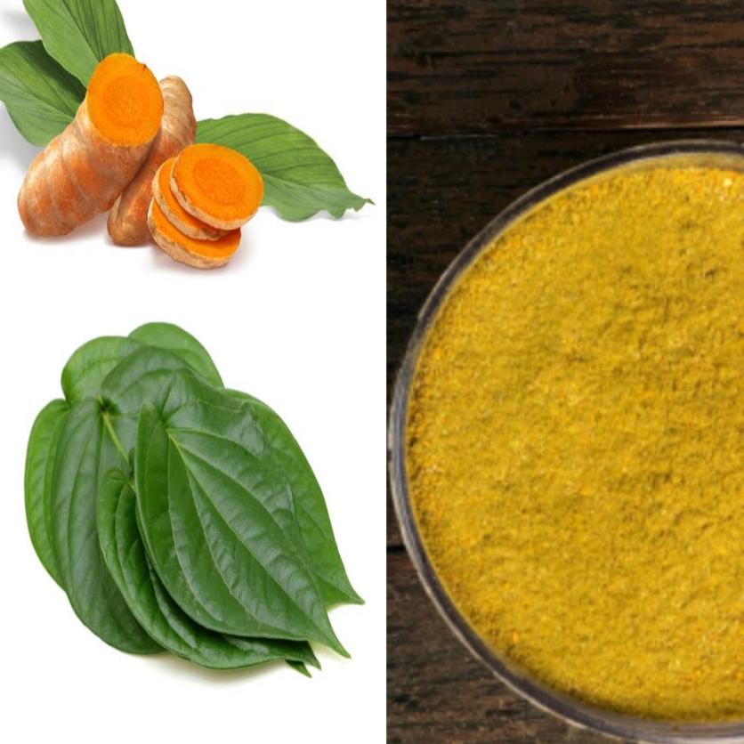 Jamu herbal kunyit sirih 100gr mengobati keputihan