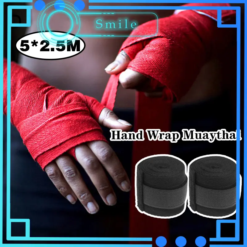 Perban Tinju / Hand Wrap Bandage / Hand Wrap Muaythai--1 Pasang