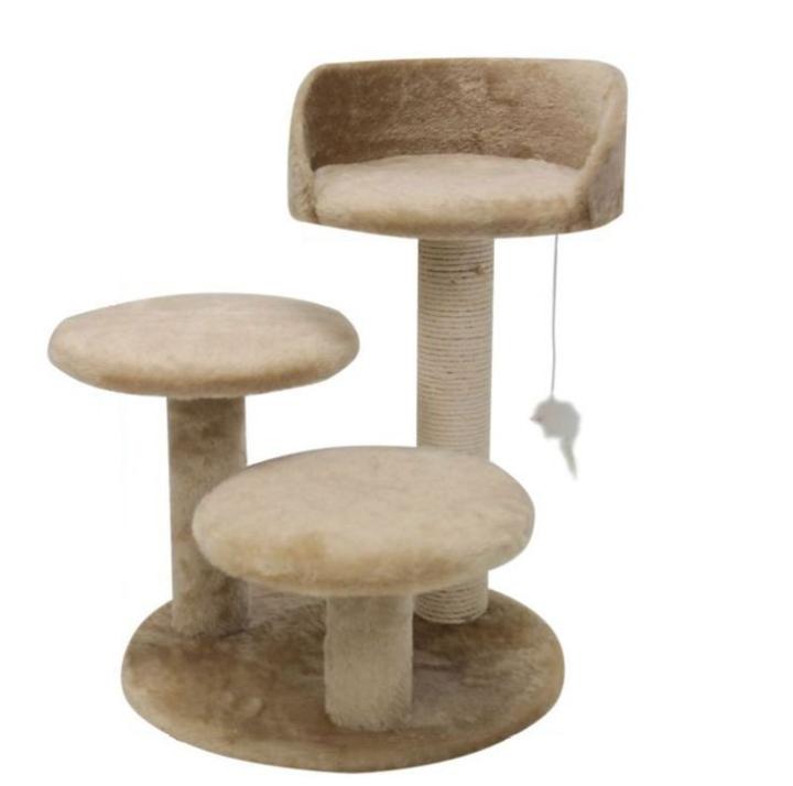 MAINAN GARUKAN KUCING 3TIANG GARUKAN CAT TREE CONDO 3