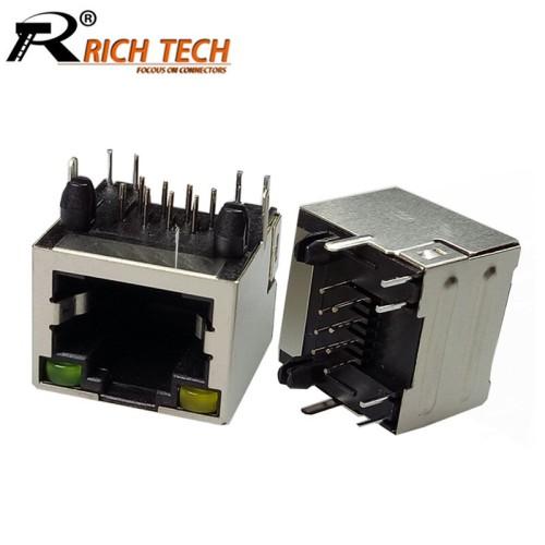 Gambar Soket female RJ45 8pin LAN UTP Ethernet socket RJ 45 metal shielded dari Pi Toserba Kota Medan Tokopedia
