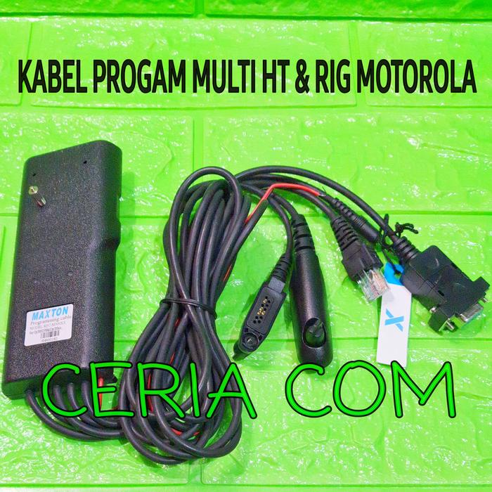 Gambar KABEL PROGRAM MULTI HT DAN RADIO RIG MOTOROLA ORI ALL IN ONE MAXTON dari ceriacom Kota Administrasi Jakarta Utara Tokopedia