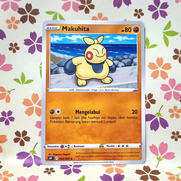 makuhita pokemon card Makuhita 67/149 Reverse Holo