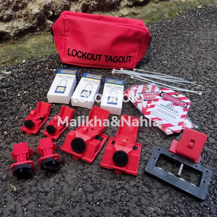 Jual Lockout Tagout Kit Electrical Lockout Lock Set - VARIAN SET - Kab ...