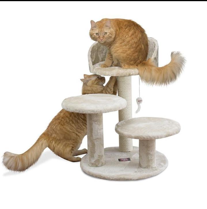 MAINAN GARUKAN KUCING 3TIANG GARUKAN CAT TREE CONDO 0