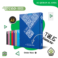 Gambar AL Ansa Quran Hafazan Perkata Latin Gratis Custom Nama - A5 Kotak - Biru, REGULER dari Al Ansa Store Kab. Bantul 1 Tokopedia