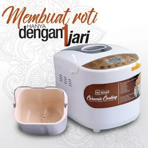Bread Maker RB250C Kapasitas 1000g Wadah Ceramic Coating Low Watt