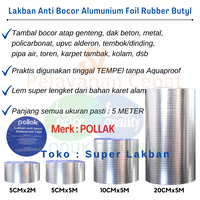 Gambar Lakban Anti Bocor Aluminium Foil Tape penambal atap bocor serba guna dari Super Lakban Kab. Tangerang 3 Tokopedia