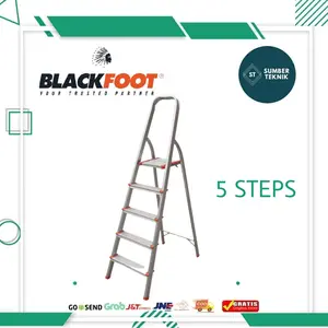 BLACKFOOT TANGGA RUMAH ALUMUNIUM / HOUSEHOLD ALUMUNIUM 5 STEP LADDER