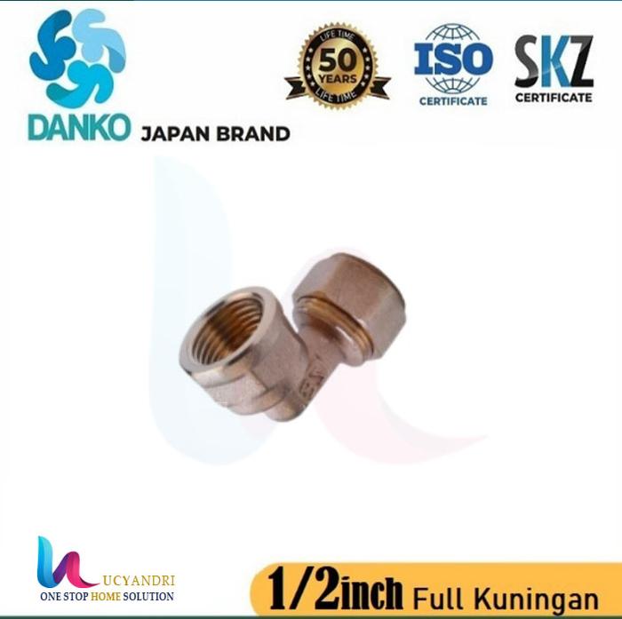 Gambar Fitting Pipa Air Panas Danko / Female Elbow / Keni Drat Dalam 1/2" dari Lucyandri Official Kab. Tangerang Tokopedia