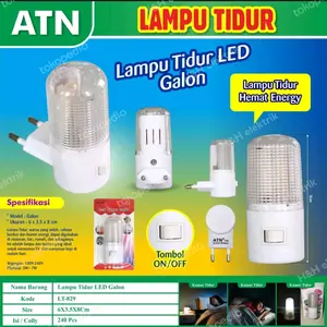 Lampu Tidur Led / Lampu Tidur Model Galon Kapsul Mini Lamp
