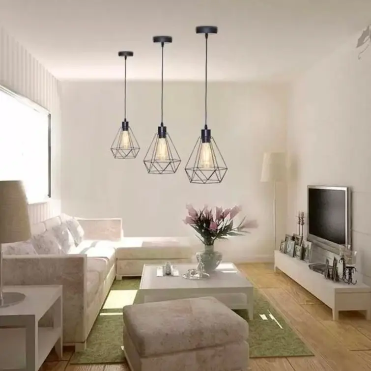 Lampu Gantung Diamond Minimalais 3 in 1