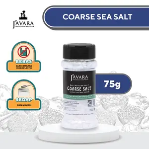 Javara Garam Coarse Salt Natural - Bali Artisan Salt Garam Laut Bali Kasar 75g