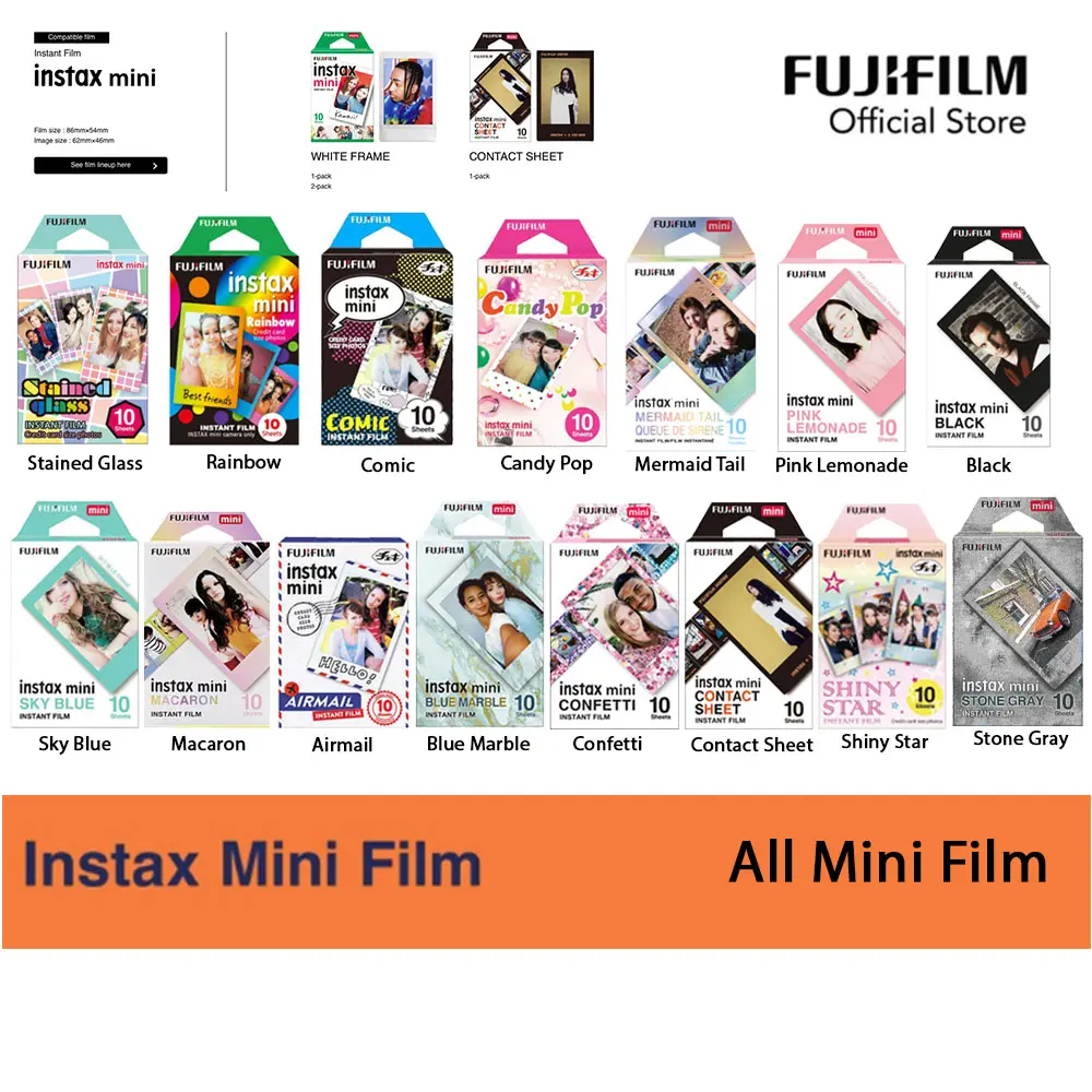 Refill Isi Instax Mini Motif isi 10 Lembar - Refill Kamera Instan