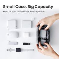 Gambar UGREEN Pouch Digital Storage Bag Tas Mini PU Leather Waterproof Portable Travel - 80520 dari Queen-id Kab. Tangerang 3 Tokopedia