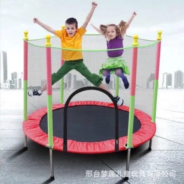 Trampolin trampoline anak dewasa model jaring aman Playground Anak