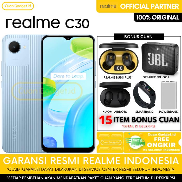 Gambar REALME C30 4/64 REALME C 30 2/32 GARANSI RESMI INDONESIA - BLUE 2/32, TANPA BONUS dari Cuan Gadget.id Kota Bekasi Tokopedia