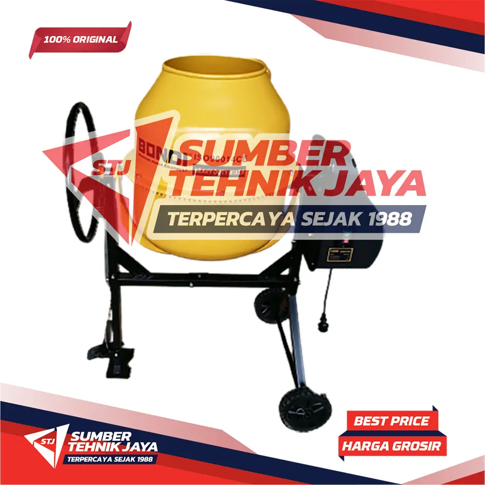 MESIN PENGADUK SEMEN MOLEN CONCRETE MIXER elektrik 180 liter