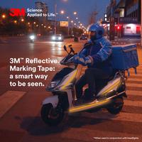 Gambar 3M Diamond Grade Conspicuity Stiker Reflektor Sepeda Motor - 1 Pack - Merah dari 3M Automotive Kab. Bekasi 3 Tokopedia