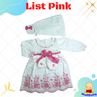 Gambar Baju Muslim Bayi Baru Lahir Perempuan Gamis - Annisa - List Orange dari Mall-Baby Kota Tangerang Selatan 3 Tokopedia