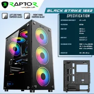 PC GAMING CORE i5 3470 VGA GTX-1050TI 4GB (ALL NEW TERMURAH)