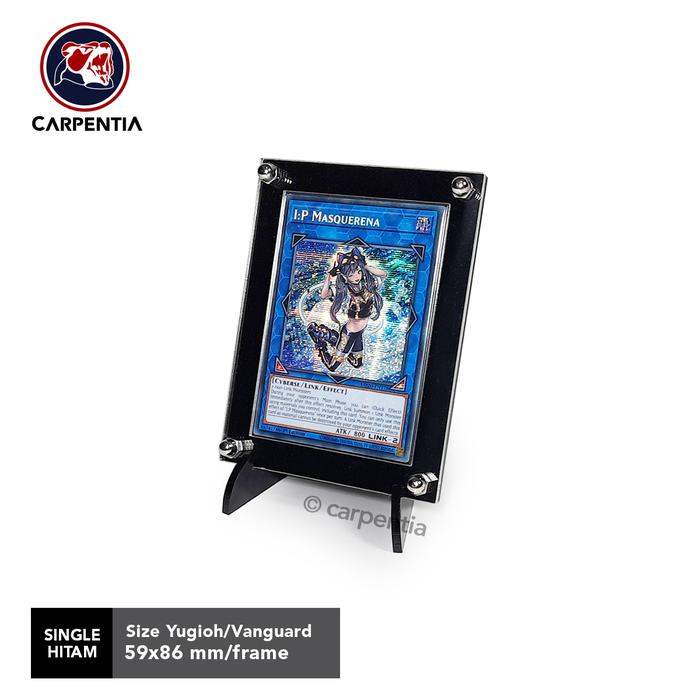Gambar Carpentia Yugioh/Vanguard Acrylic Display Frame - Standing Kartu Akrilik - Hitam dari Carpentia Indonesia Kota Tangerang Selatan Tokopedia