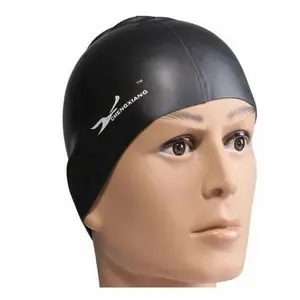 Topi Renang Silicone Swim Cap SX01 Black
