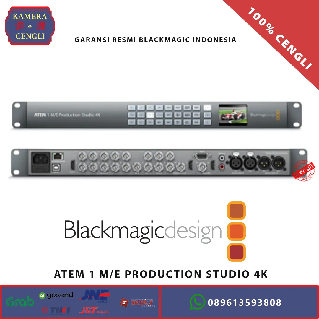 Blackmagic Design ATEM 1 M/E Production Studio 4K - ORIGINAL RESMI