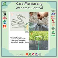 Gambar Weedmat Stapples Galvanis Easy Grow Paku Mulsa Terpal Green House Ecer - 6 x 11 cm dari Atapponik Store Kota Surabaya 4 Tokopedia