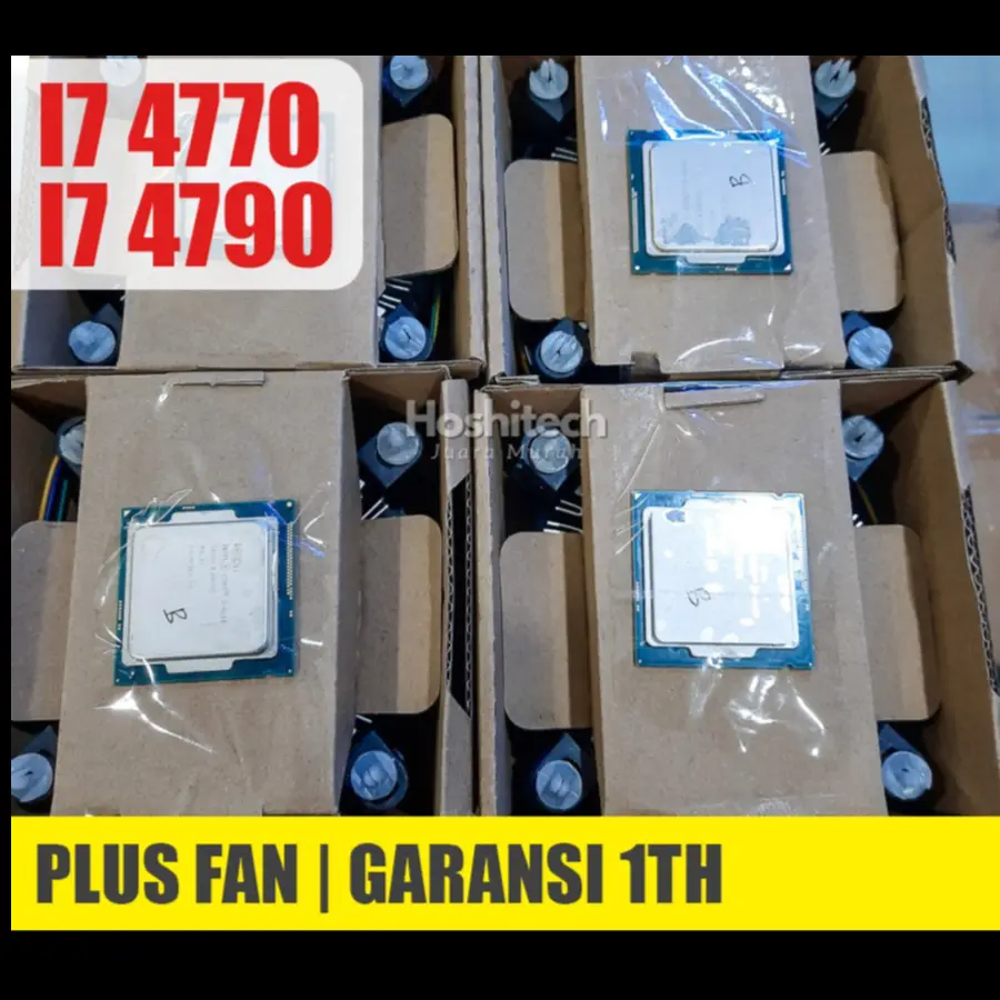 Processor intel murah core i7 4790 tray + fan ori LGA 1150 GARANSI 1TH