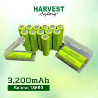 Gambar BATERAI 18650 -PAKET BATTERY LITHIUM ION FLATHEAD HARVEST LED ORIGINAL - Flat 4K 2600mAh dari Harvest Lighting Store Kota Administrasi Jakarta Barat 1 Tokopedia