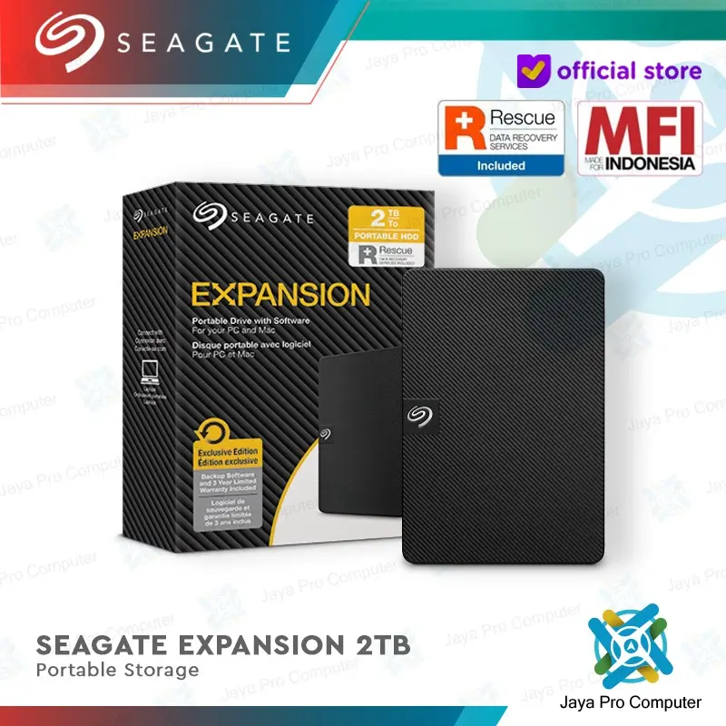 Seagate Expansion 2TB HDD / Hardisk / Harddisk Eksternal 2.5" USB 3.0