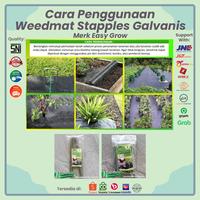 Gambar Weedmat Stapples Galvanis Easy Grow Paku Mulsa Terpal Green House Ecer - 6 x 11 cm dari Atapponik Store Kota Surabaya 3 Tokopedia