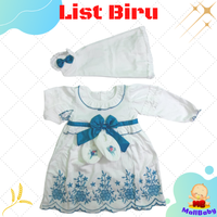 Gambar Baju Muslim Bayi Baru Lahir Perempuan Gamis - Annisa - List Orange dari Mall-Baby Kota Tangerang Selatan 4 Tokopedia