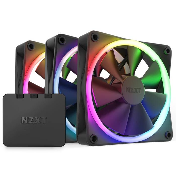 Gambar NZXT F120 RGB MATTE BLACK TRIPLE PACK 3IN1 120MM CASE FAN CASING dari SOS SPORT ONLINE SHOP Kota Administrasi Jakarta Pusat Tokopedia