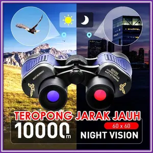 Teropong Profesional Jarak Jauh 10 KM Binocular Binokular Outdoor