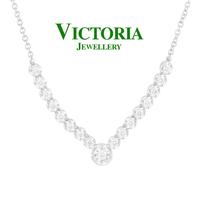 Gambar Liontin Berlian V + Kalung VNK690416 Victoria Jewellery - Putih dari Victoria Jewellery Online Kota Administrasi Jakarta Selatan 1 Tokopedia