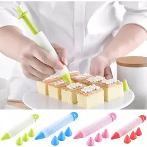 Pen Dekorasi Kue Bahan Silikon/ Pena Penghias Kue